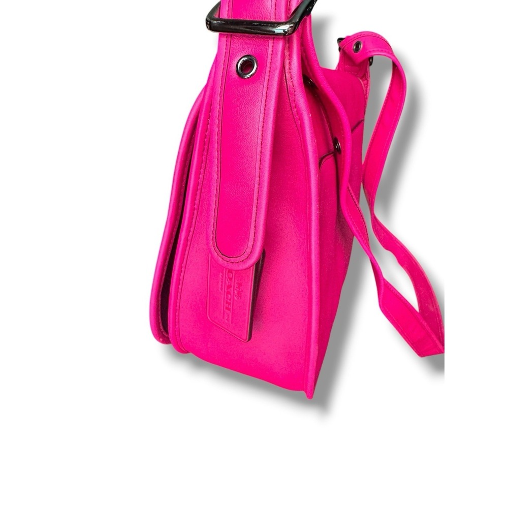 Coach 75th Anniversary Pink Raspberry Crossbody Shoulder Bag Limited Edition - Picture 3 of 9